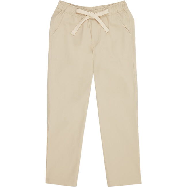Andreas Cotton Trousers, Beige