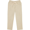 Andreas Cotton Trousers, Beige - Pants - 1 - thumbnail