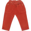 Fred Elastic Waist Patch Pocket Pants, Rust - Pants - 1 - thumbnail