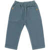 Fred Elastic Waist Patch Pocket Pants, Blue - Pants - 1 - thumbnail