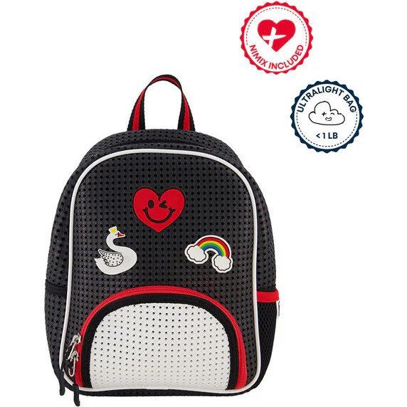 Little Starter Backpack, Red Classic & Nimix Heart Set of 3