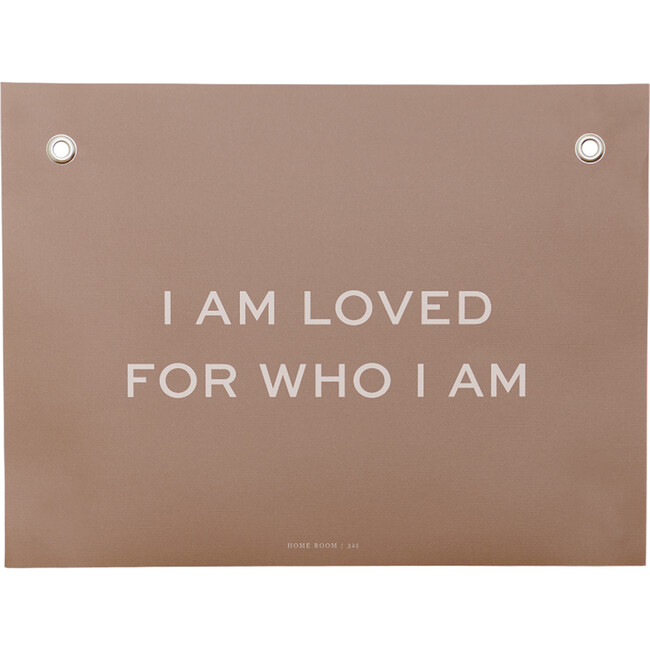 Life Lesson: I Am Loved Affirmation Print, Orange