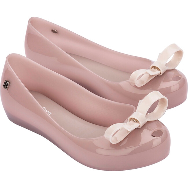 Kids Ultragirl Bow Ballet Flats, Beige