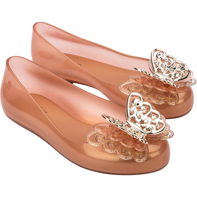 Kids Sweet Love Fly II Ballerina Shoes, Gold