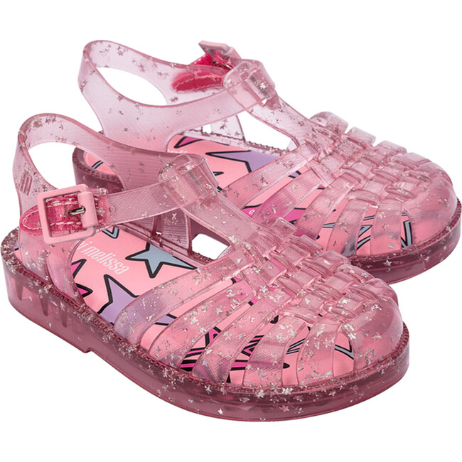 Kids Possession Shiny Elements Sandals, Pink