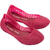 Kids Mini Campana Interwoven Papel Shoes, Red - Flats - 1 - thumbnail
