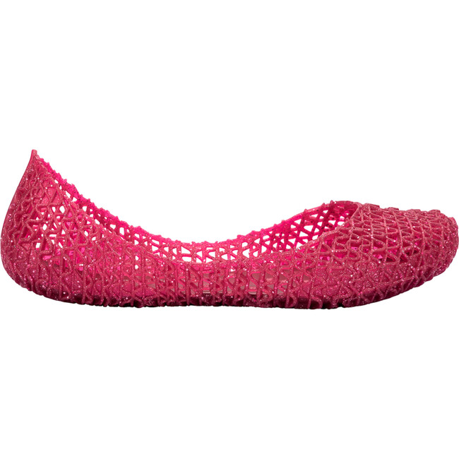 Kids Mini Campana Interwoven Papel Shoes, Red - Flats - 2