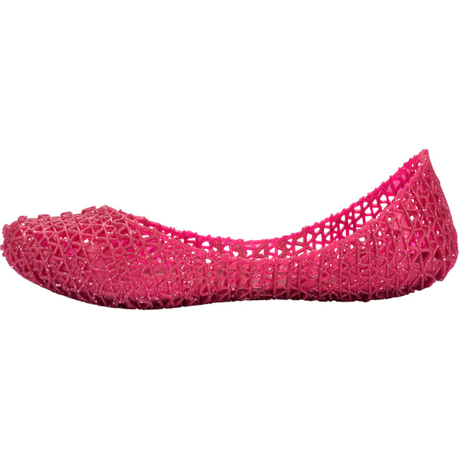 Kids Mini Campana Interwoven Papel Shoes, Red - Flats - 3