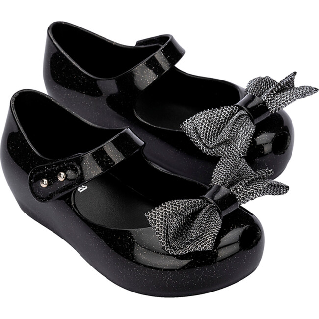 Baby Ultragirl Sweet XII Bow Ballet Flats, Black