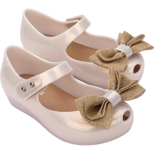 Baby Ultragirl Sweet XII Bow Ballet Flats, Beige