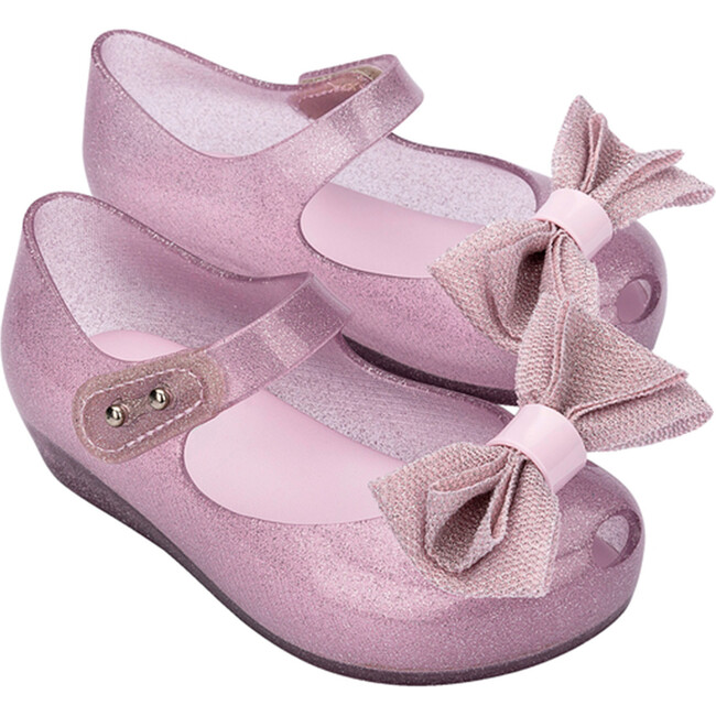 Baby Ultragirl Sweet XII Bow Ballet Flats, Pink