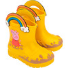 Baby Welly & Peppa Pig Rain Boots, Yellow - Rain Boots - 1 - thumbnail