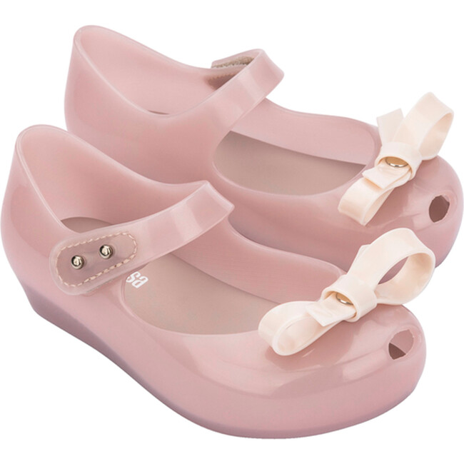 Baby Ultragirl Bow IV Ballet Flats, Beige