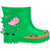 Baby Welly & Peppa Pig Rain Boots, Green - Rain Boots - 2