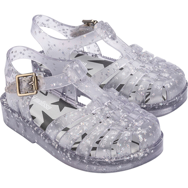 Baby Possession Shiny Elements Sandals, Clear