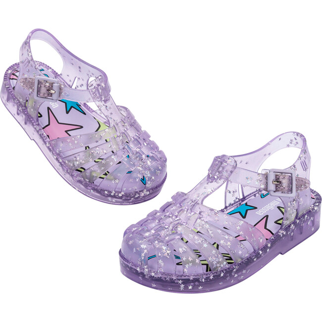 Baby Possession Shiny Elements Sandals, Purple - Sandals - 4