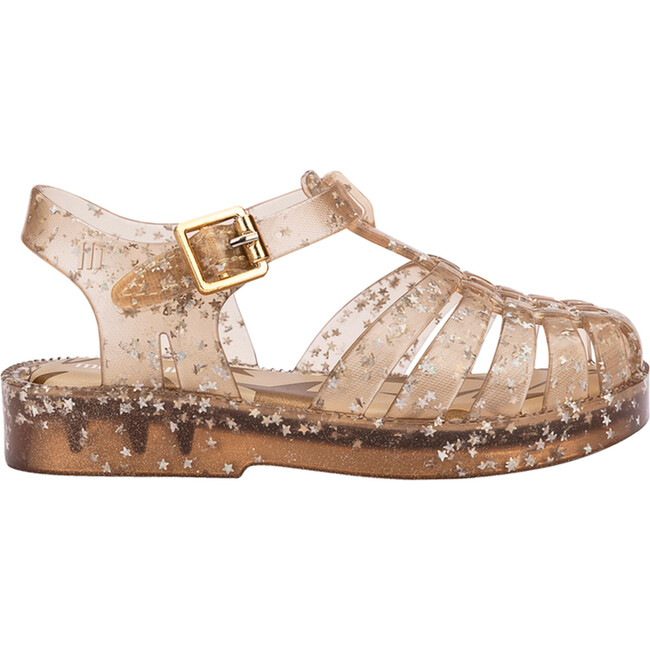 Baby Possession Shiny Elements Sandals, Beige - Sandals - 2