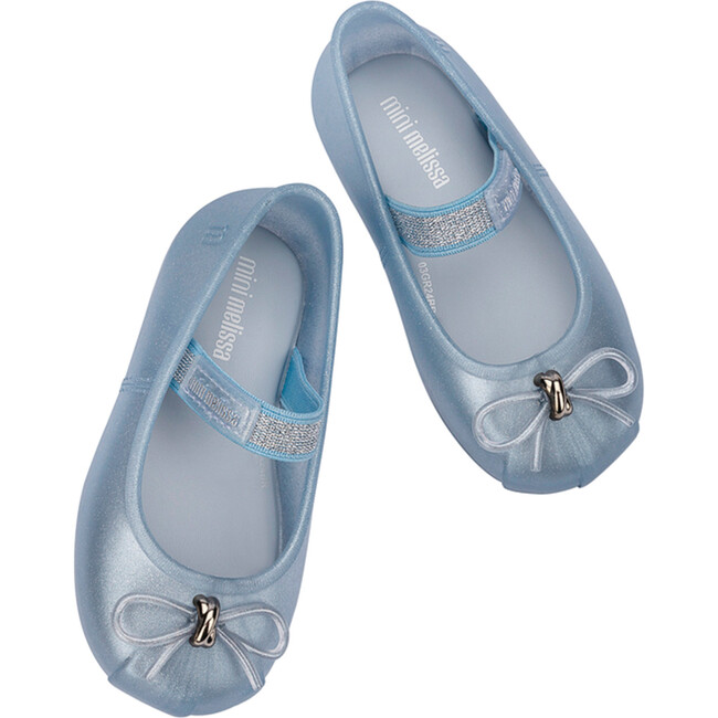 Baby Sophie Ballerina Shoes, Blue - Flats - 5