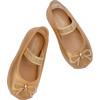 Baby Sophie Ballerina Shoes, Beige - Flats - 5