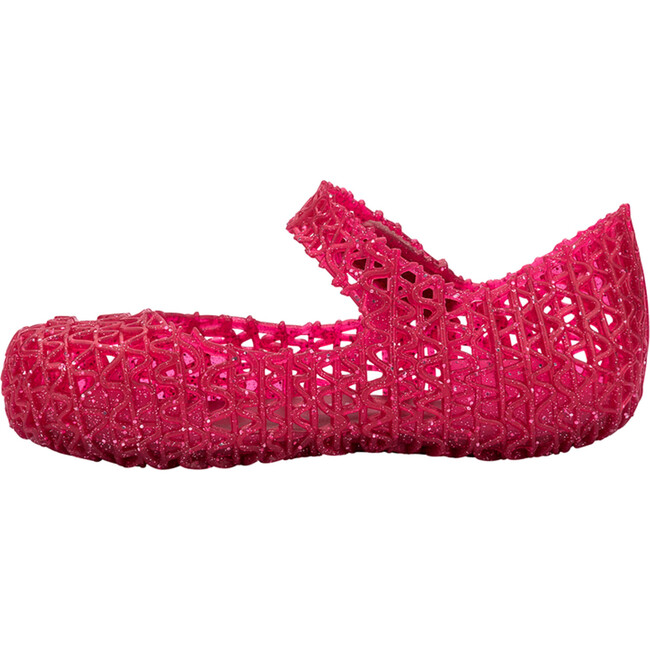 Baby Campana Interwoven Papel Shoes, Red - Flats - 3