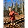 Arthie Knit Long Sleeve Tiered Ruffle Dress, Pumpkin - Dresses - 2