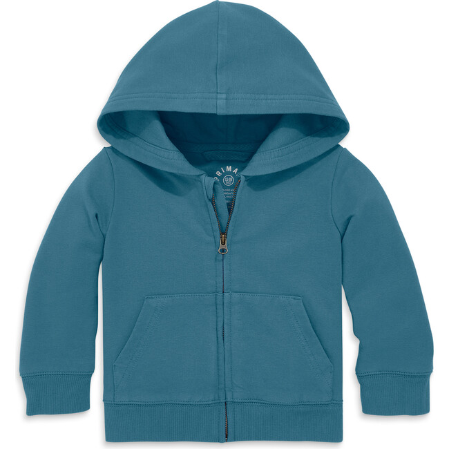 The Baby Zip Hoodie, Slate Blue