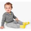 The Baby Zip Hoodie, Heather Storm Gray - Sweatshirts - 2