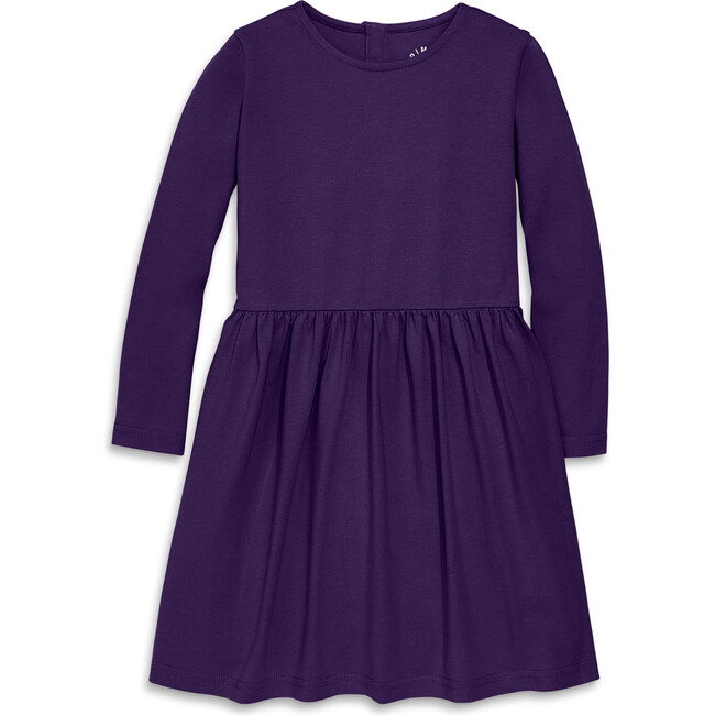 Long Sleeve Perfect Pocket Dress, Grape