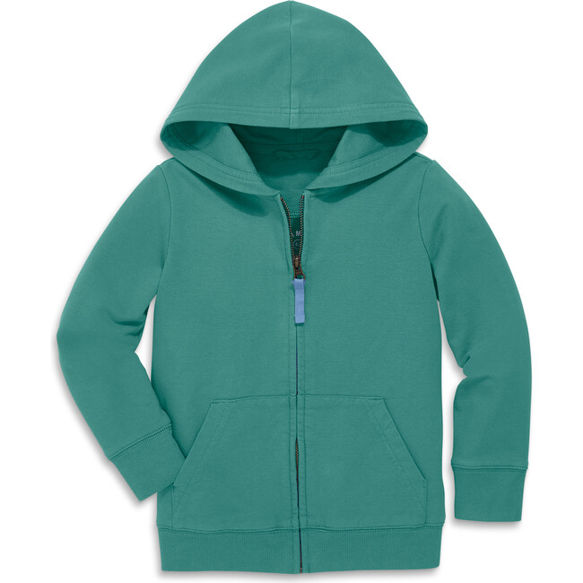 The Zip Hoodie, Sunwashed Teal