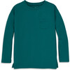 Long Sleeve Legging Tee, Spruce - T-Shirts - 1 - thumbnail