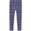 Cozy Legging In Cutout Heart, Iris Navy Heart - Leggings - 1 - thumbnail