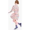 Explorer Dress In Multi Stripe, Ivory Tonal Stripe - Dresses - 3