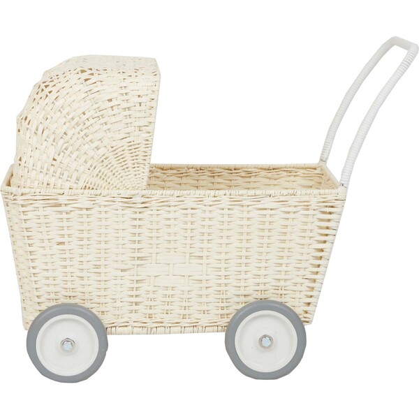 Olli Ella  オリエラ　STROLLEY  ホワイト Rattan Strolley - White - Sugarcup Trading