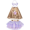 Super-Duper Tutu/Cape/Mask, Metallic Rose Gold/Lilac Metallic - Costumes - 1 - thumbnail