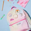 Rainbow Backpack With Patches, Pink & Multicolors - Backpacks - 3