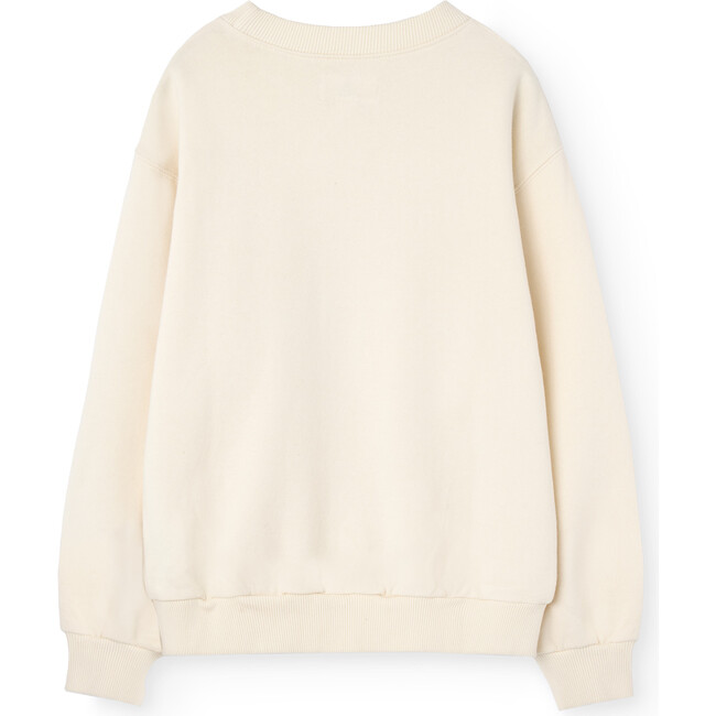 Carabe Knit Regular Fit Sweatshirt, White - Sweaters - 2