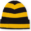 Gaur Stripes Knit Regular Fit Beanie, Yellow - Winter Hats - 2