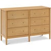 Frem 6-Drawer Dresser, Honey - Dressers - 1 - thumbnail