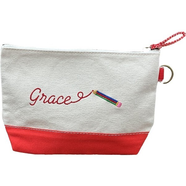 Pencil Pouch, Red