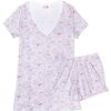 Hamptons Women's Short Pajama Set, Pink - Pajamas - 1 - thumbnail