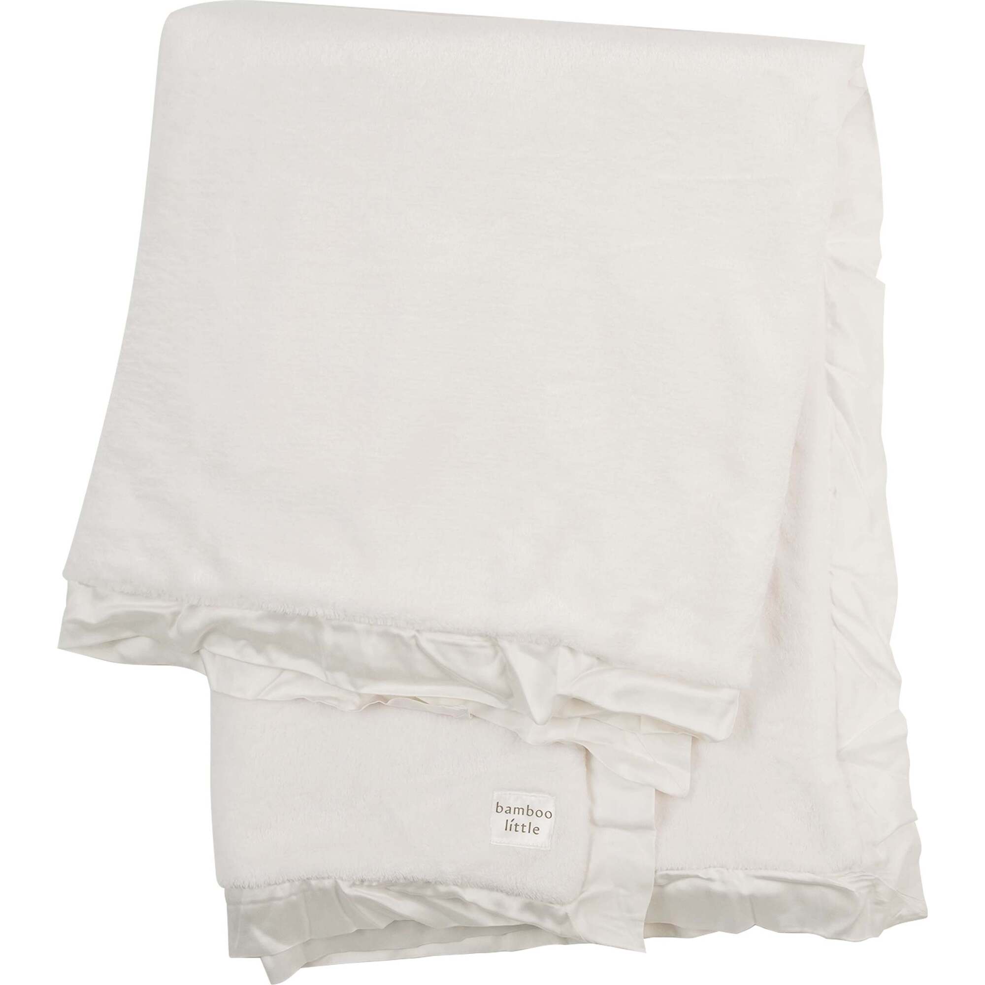 Plush Blanket, Cream - Blankets - 1