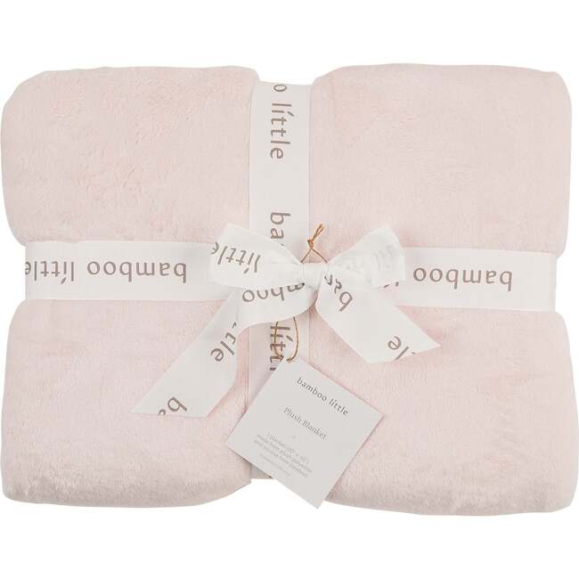 Plush Blanket, Pink - Blankets - 2