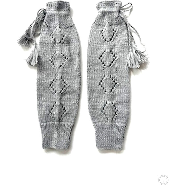 Lacey Leg Warmers, Grey