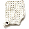 Hand-Knit Lacey Bonnet, Ivory - Hats - 1 - thumbnail