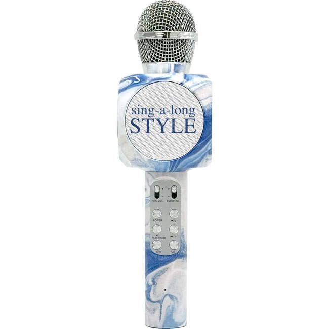 Blue Swirl Karaoke Microphone & Bluetooth Speaker - Musical - 2