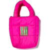 Mini Puffy Bag, Hot Pink - Bags - 1 - thumbnail