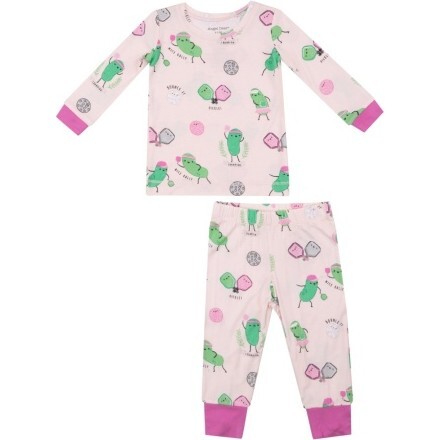 Pickleball L/S Loungewear Set, Pink