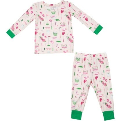 Golf Club L/S Loungewear set, Pink