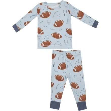 Footballs L/S Loungewear Set, Blue