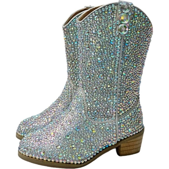 Silver Crystal Cowgirl Boots